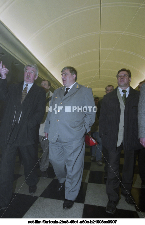 Строительство станции "Парк Победы" Московского метрополитена