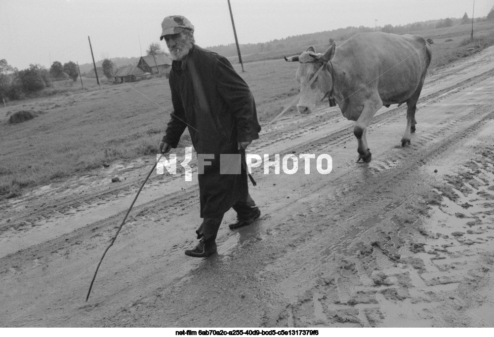 Resident of the village of Sosnovets V.F. Filippov