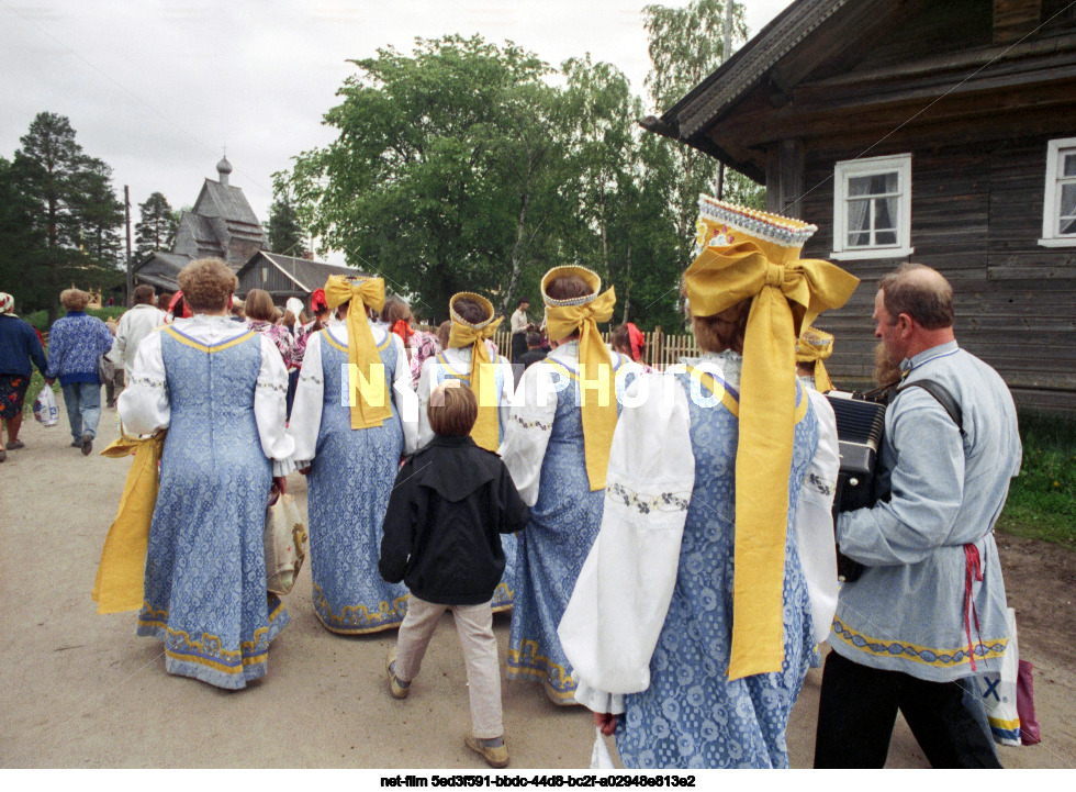 Folklore festival in Podporozhsky district of Leningrad region