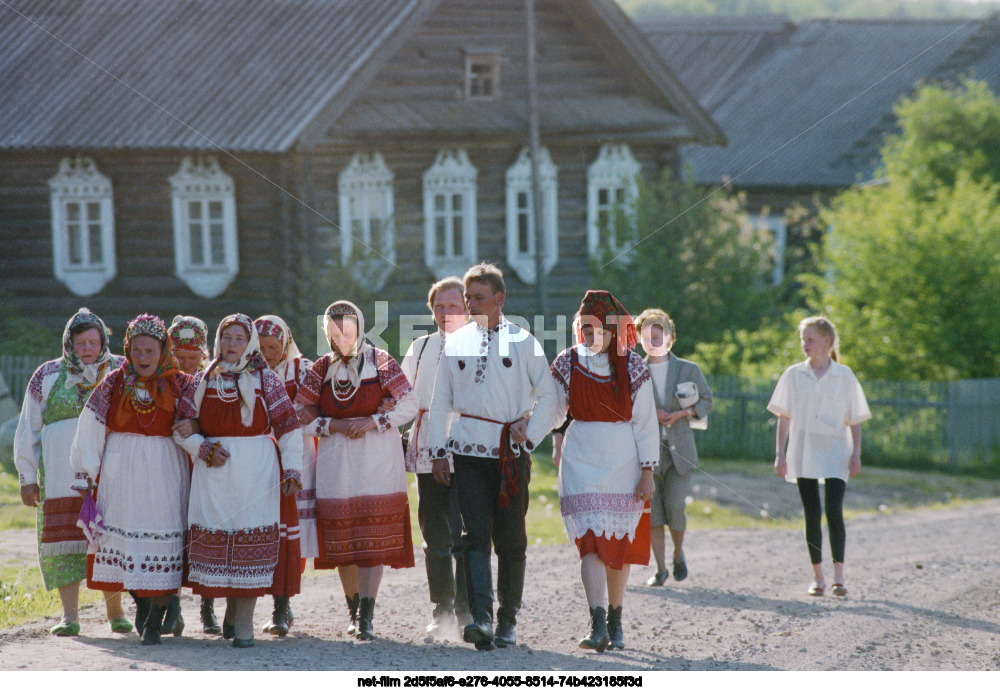 Фольклорный праздник в Подпорожском районе Ленинградской области
