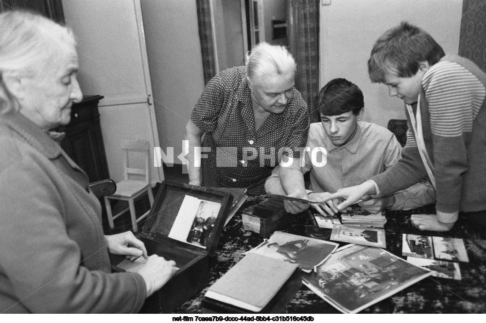 Family of photographer P.F. Dobrynin