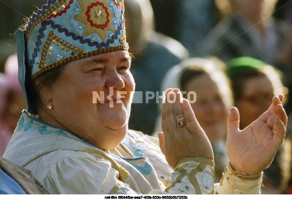 Folklore festival in Podporozhsky district of Leningrad region