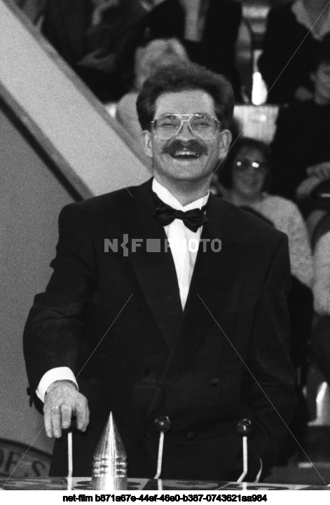 Filming of the TV show "Field of Miracles" in Moscow