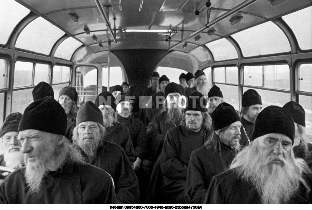 Filming of the feature film "The Brothers Karamazov" at the Mosfilm studio