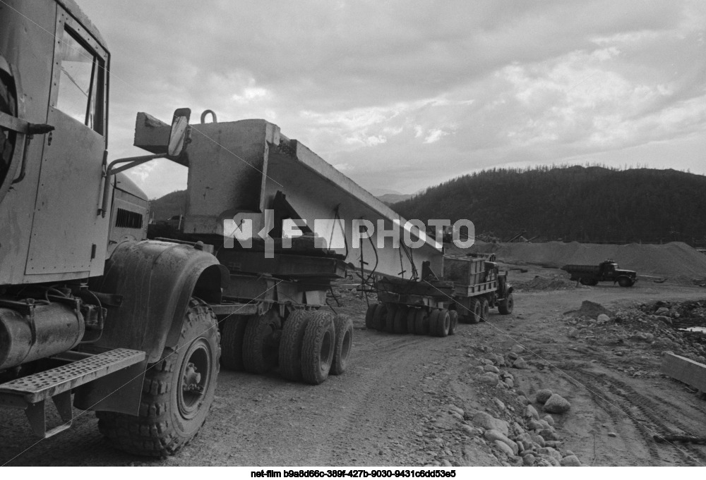Строительство Байкало-Амурской магистрали