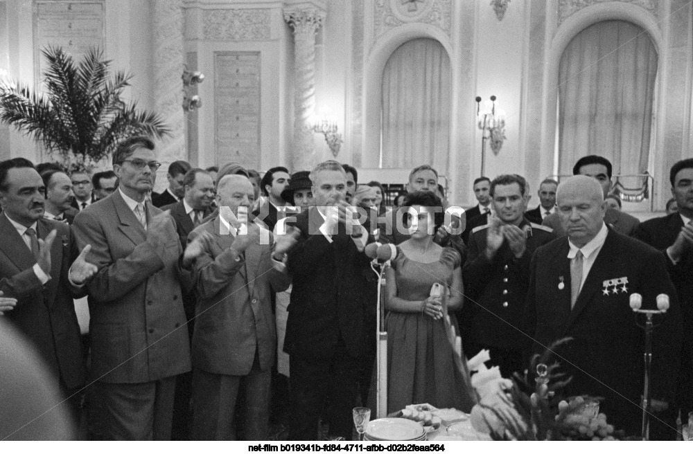 Прием в честь Г.С. Титова в Кремле