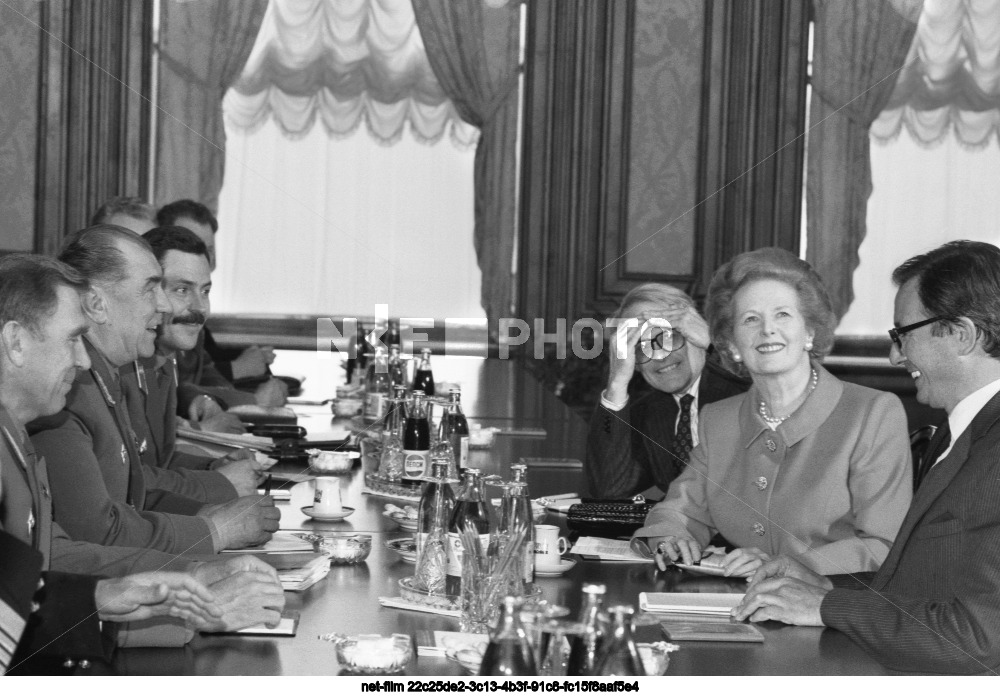 M. Thatcher's visit to the USSR