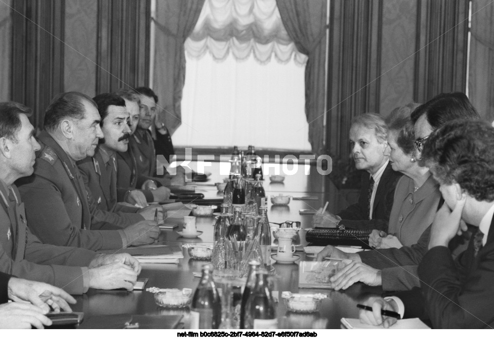 M. Thatcher's visit to the USSR