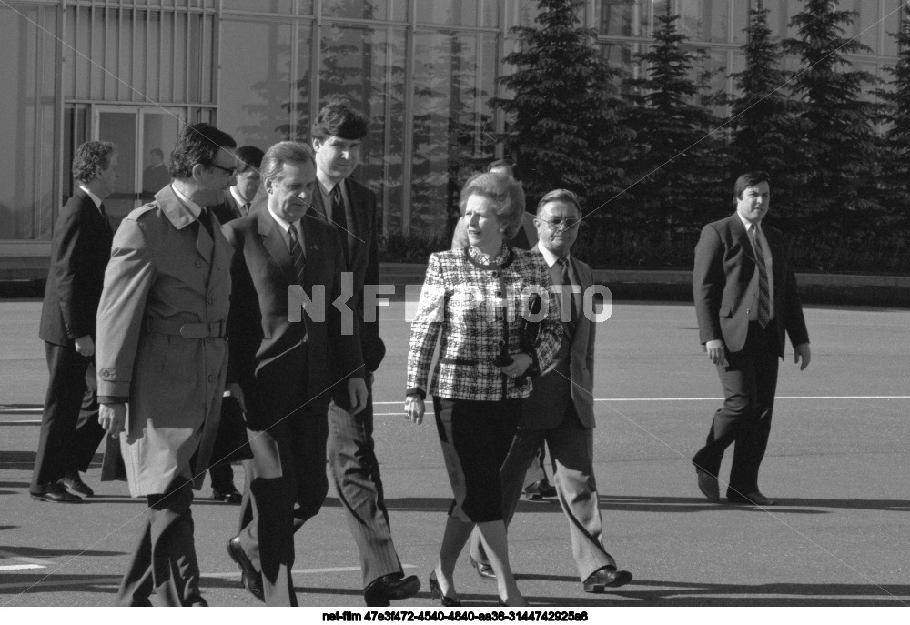 M. Thatcher's visit to the USSR