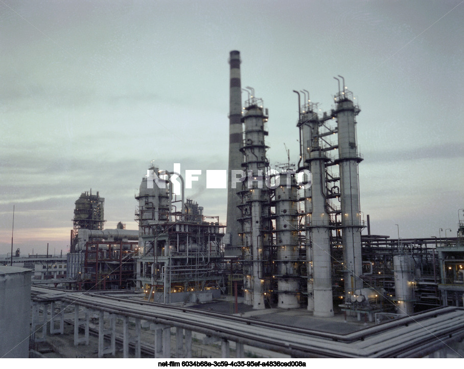 Novo-Bakinsky Oil Refinery named after Vladimir Ilyich in the Azerbaijan SSR