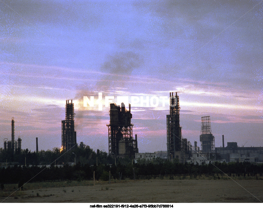 Novo-Bakinsky Oil Refinery named after Vladimir Ilyich in the Azerbaijan SSR