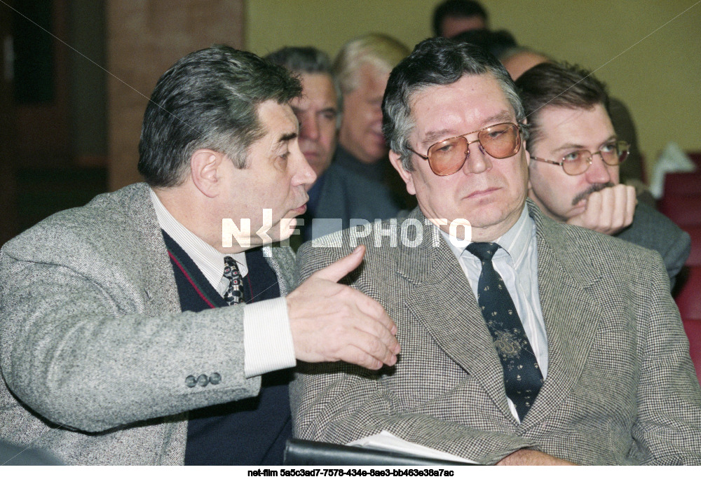 Politicians V.A. Rubanov and A. Laptev