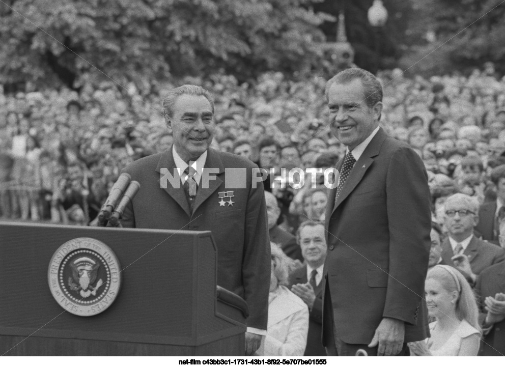L.I. Brezhnev's visit to the USA