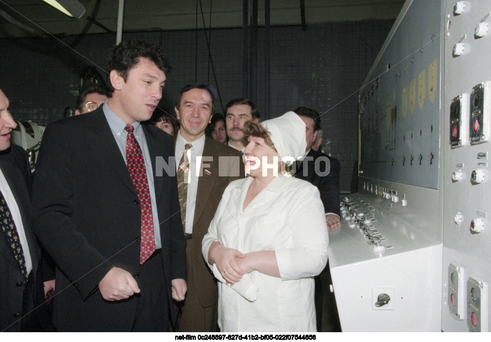 B.E. Nemtsov's trip to the JSC "Cosmetic Association "Svoboda"
