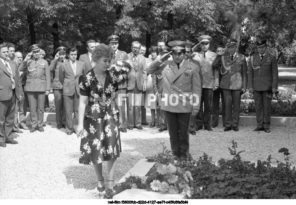 Visit of members of the international space crew "Soyuz-30" to Poland