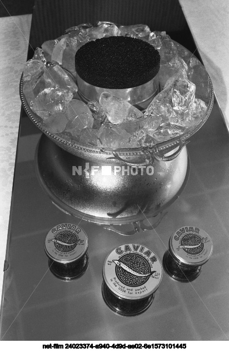 Products of the Caspian Caviar and Balyk Production Association