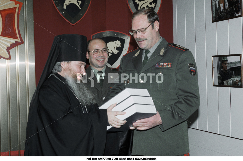 Father Feofan's trip to the State Central Museum of the Internal Troops of the Ministry of Internal Affairs of Russia in Moscow