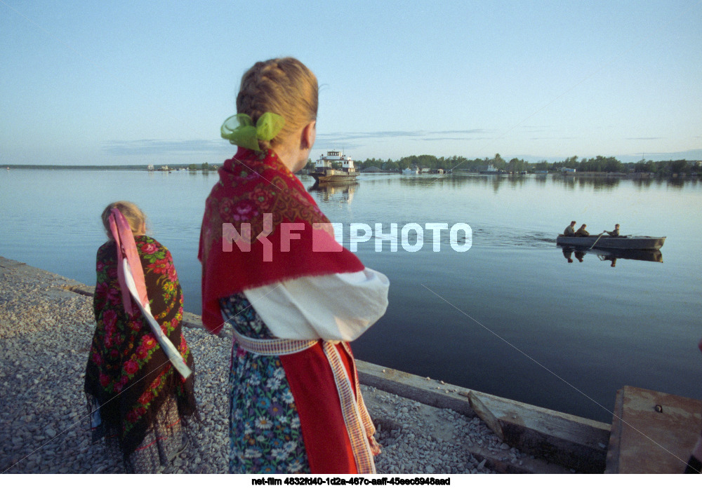Folklore festival in Podporozhsky district of Leningrad region