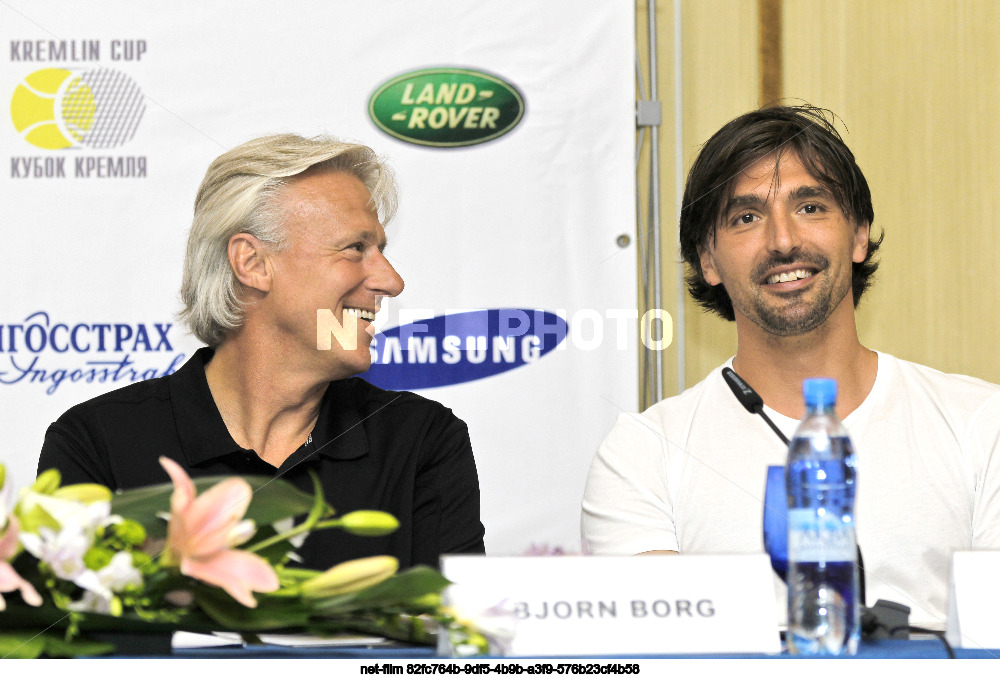 Press conference of the participants of the tournament &quot;Legends of Tennis in Moscow&quot;