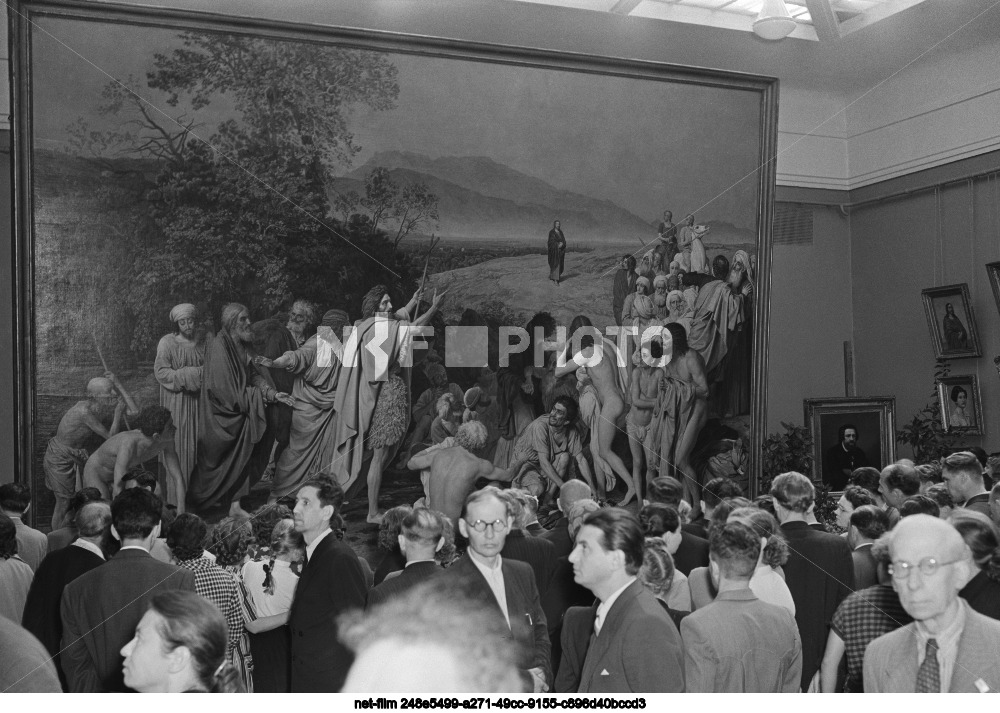 Exhibition of A.A. Ivanov in the Tretyakov Gallery