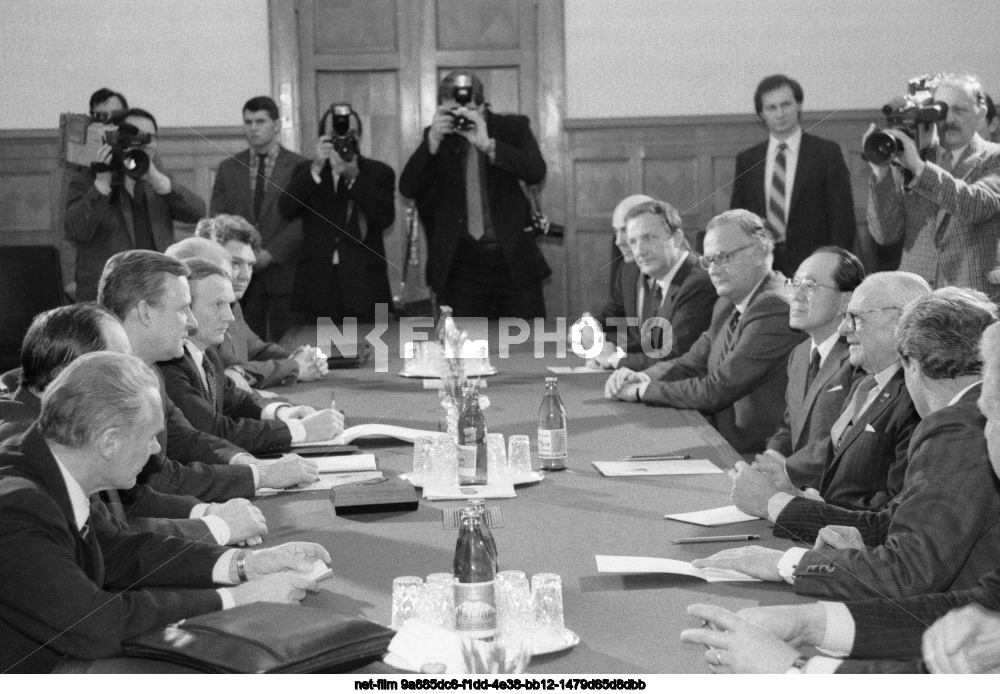 A. Hammer's visit to the USSR