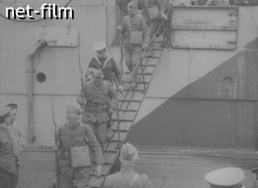 Кинохроника Американские интервенты в Архангельске. (1918)