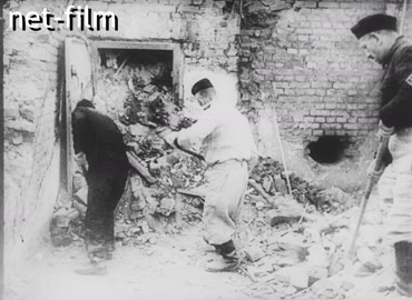 Footage Berlin during World War II. (1943-1944)