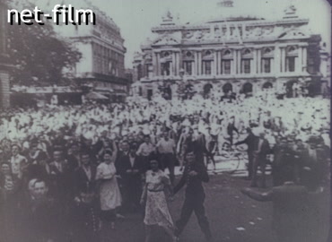 Footage Liberated Paris. (1944.08)