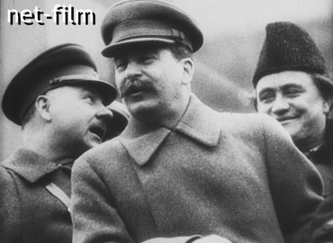 Footage Military parade on Red Square. (05.01.1934)