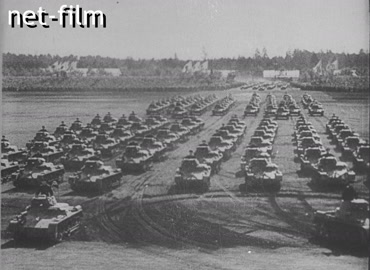 Footage Military exercises in Germany. (1935-1936)