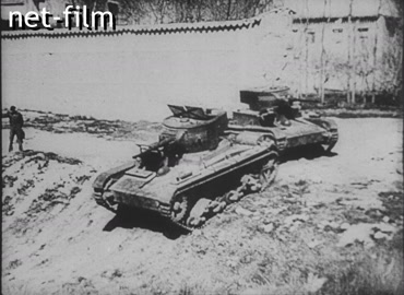 Footage The Spanish Civil War. (1936-1939)