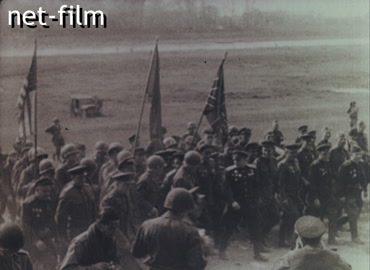 Footage Meeting on the Elbe. (04.25.1945)