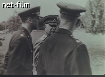 Footage Presentation of awards by G.K. Zhukov. (1945.04)