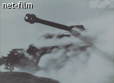 Footage Destroyed German tanks. (1943)
