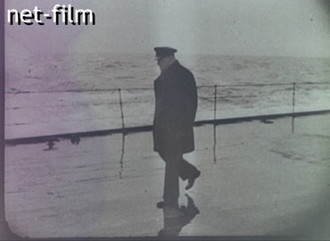 Footage Meeting of F. Roosevelt and W. Churchill. (08.14.1941)