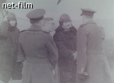 Footage Signing a treaty with the allies. (1942)