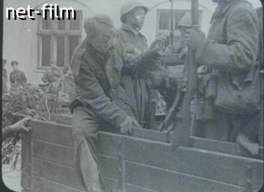 Footage Captured Germans. (1941)