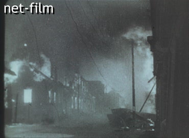 Footage The Baltics during the war. (1943-1944)