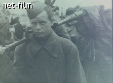 Footage Soviet soldiers at war. (1941-1943)