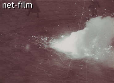 Footage Fires in Moscow. (1941)