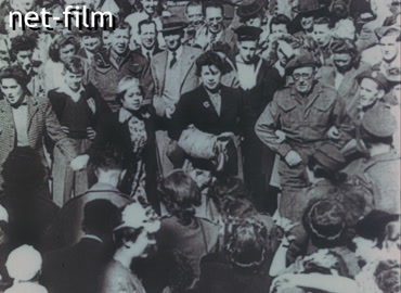 Кинохроника Празднование окончания Второй мировой войны в странах Европы и США. (1945)