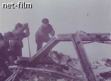 Кинохроника Железнодорожные работы. (1941-1942)