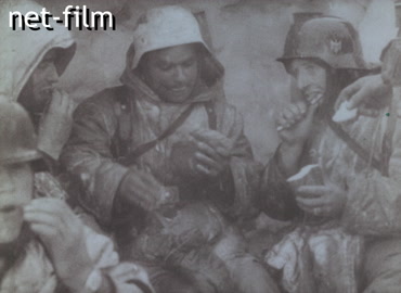 Footage German soldiers in the Arctic. (1941-1942)