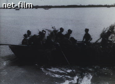 Footage Crossing the Vistula. (1944)