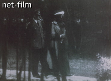 Footage Hitler with military leaders. (1939)