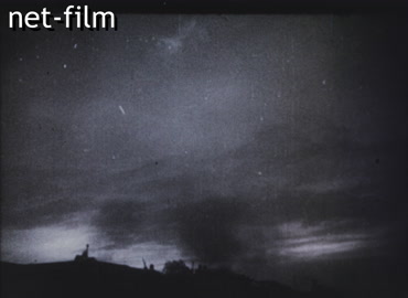 Footage The Soviet offensive near Warsaw. (1945)