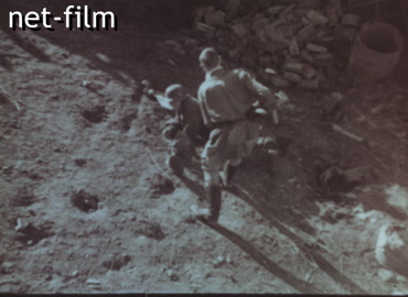 Footage Vitebsk during the war. (1944)