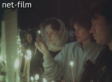 Кинохроника Киево-Печерская Лавра и Владимирский собор в Киеве. (1985-1990)