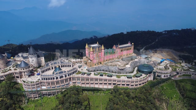 Аэросъемка в районе Ba Na Hills, Дананг