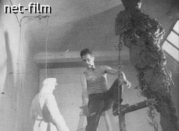 Кинохроника На строительстве канала "Москва-Волга". (1937.04)